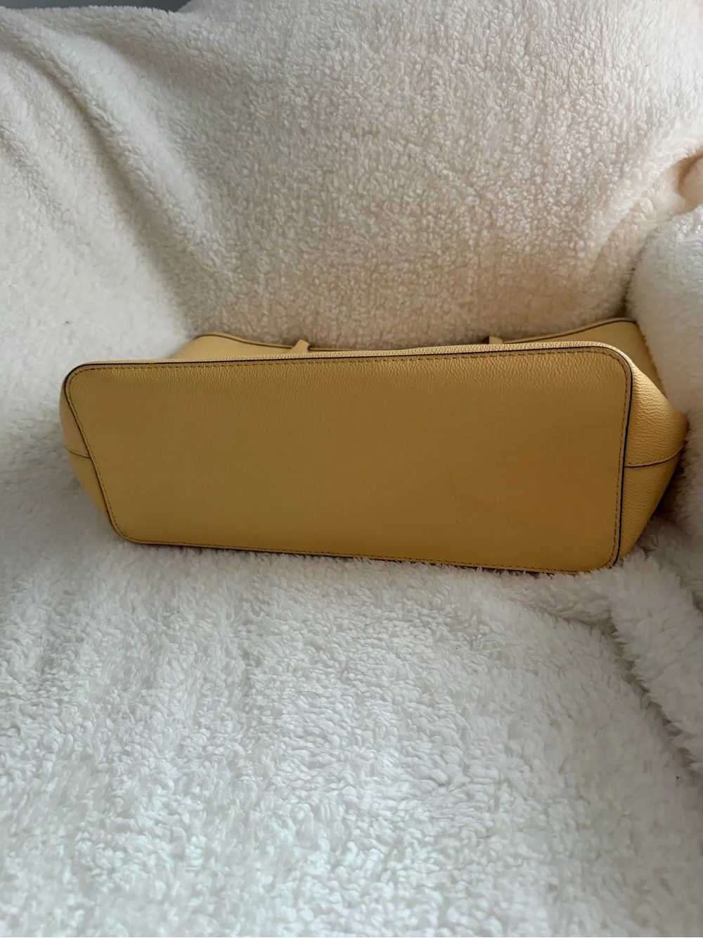 kate spade Yellow Leather Tote with Dual Top Handles